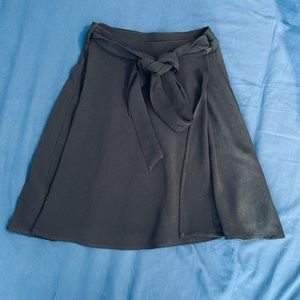 American Apparel Black Wrap Skirt